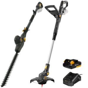20V-pakke: Stanghækkeklipper og græstrimmer