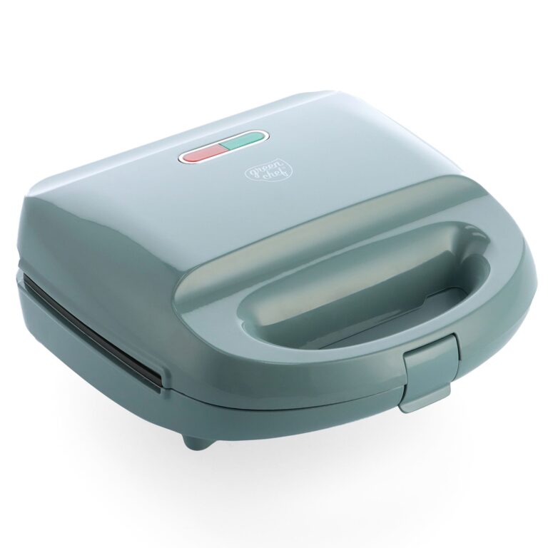 Greenchef 3-i-1 sandwichgrill/vaffeljern, smokey blue