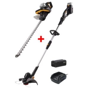 40V-pakke Græstrimmer og hækkeklipper