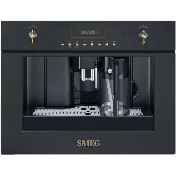 60 cm indbygget kaffemaskine antracit