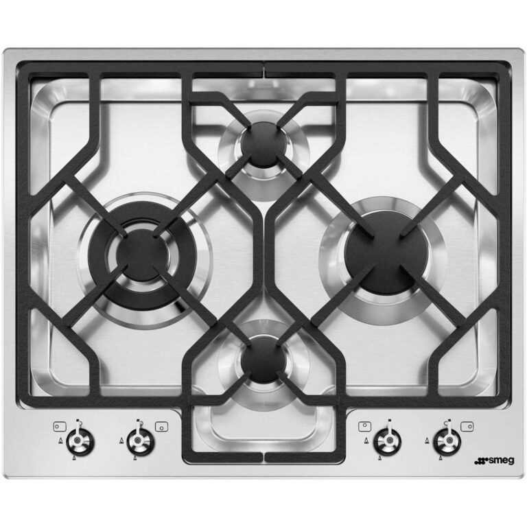 Smeg 60cm Classic Gaskogeplade i rustfrit stål