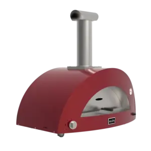 Alfa Forni MODERNO 3 Pizze Rød Gas Pizzaovn
