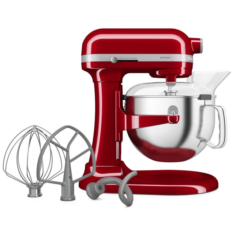 Kitchenaid Artisan 5KSM60SPX køkkenmaskine med løftearm 5,6 liter, rød