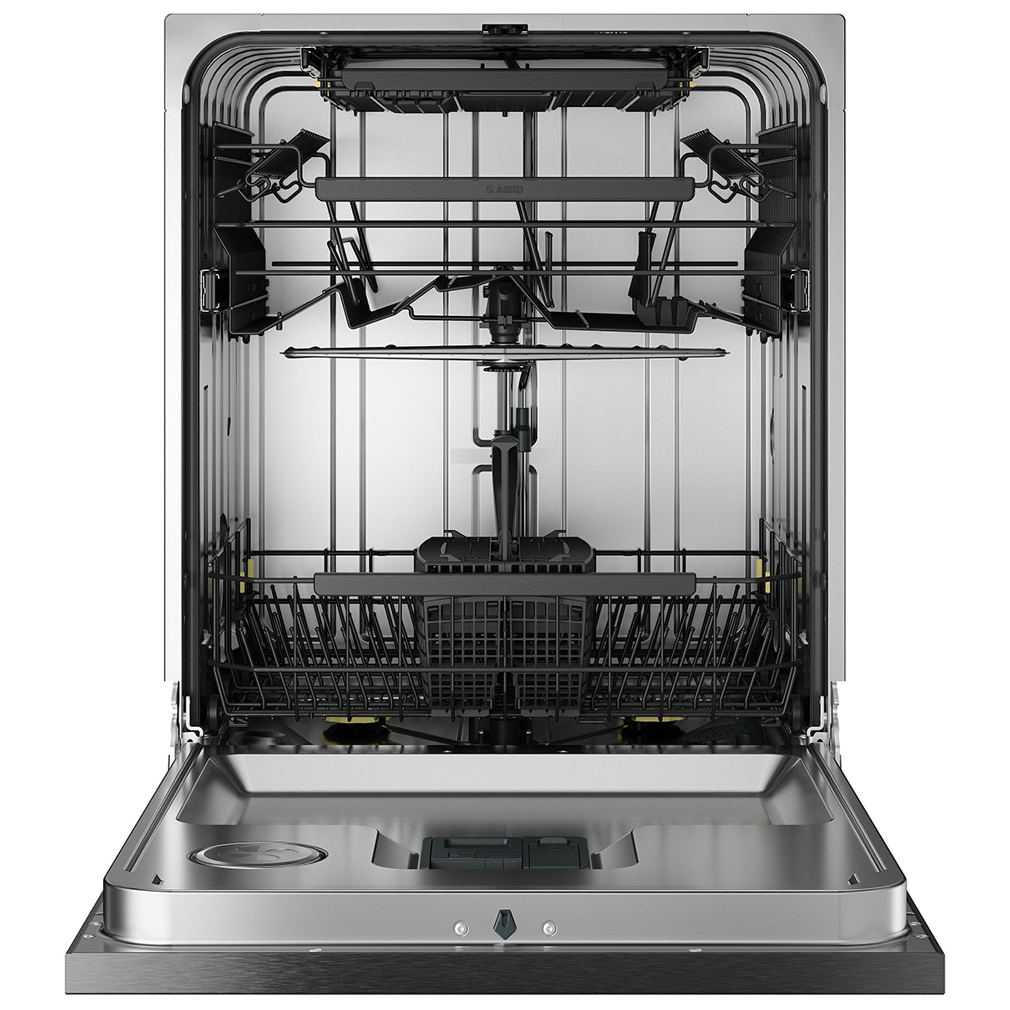 Asko DBI344IB.BS XL indbygget opvaskemaskine 14 kuverter, sort stål