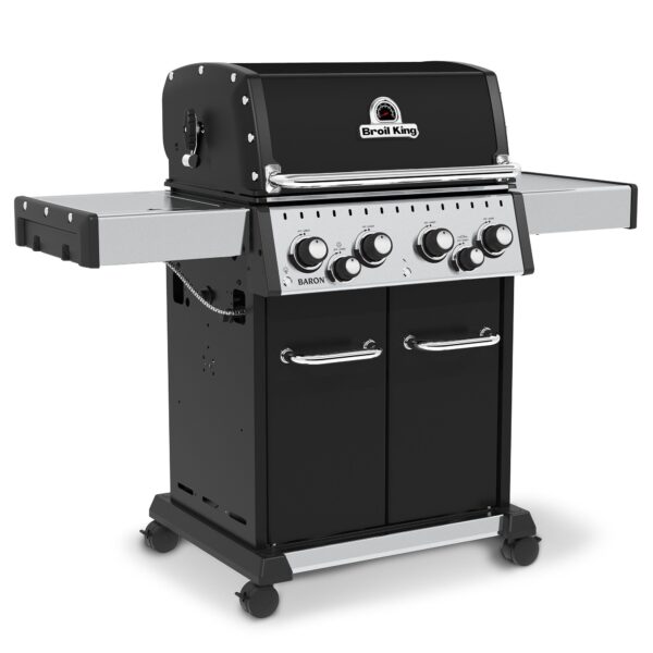 Baron 490 gasgrill, sort