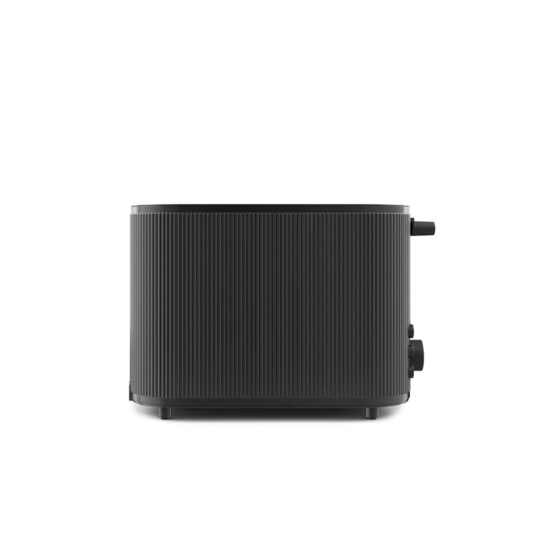 Bernadotte brødrister - Rustfri stål/sort