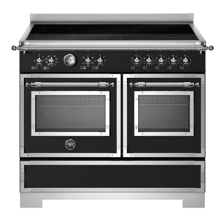Bertazzoni HER105I2ENET2 Heritage induktionskomfur 100 cm med 5 zoner og 2 ovne, mat sort
