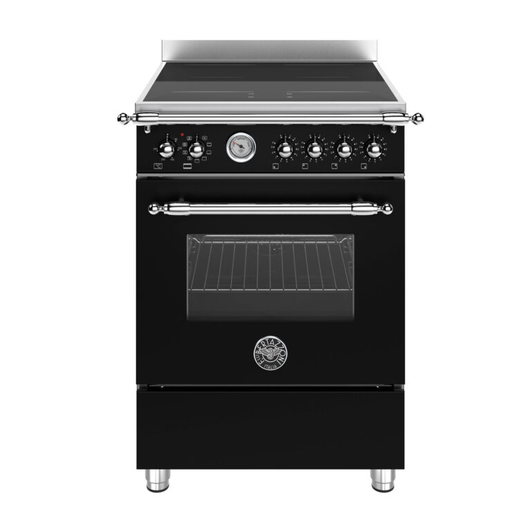 Bertazzoni HER64I1ENEC2 Heritage induktionskomfur 60 cm med 4 zoner og 1 ovn, mat sort