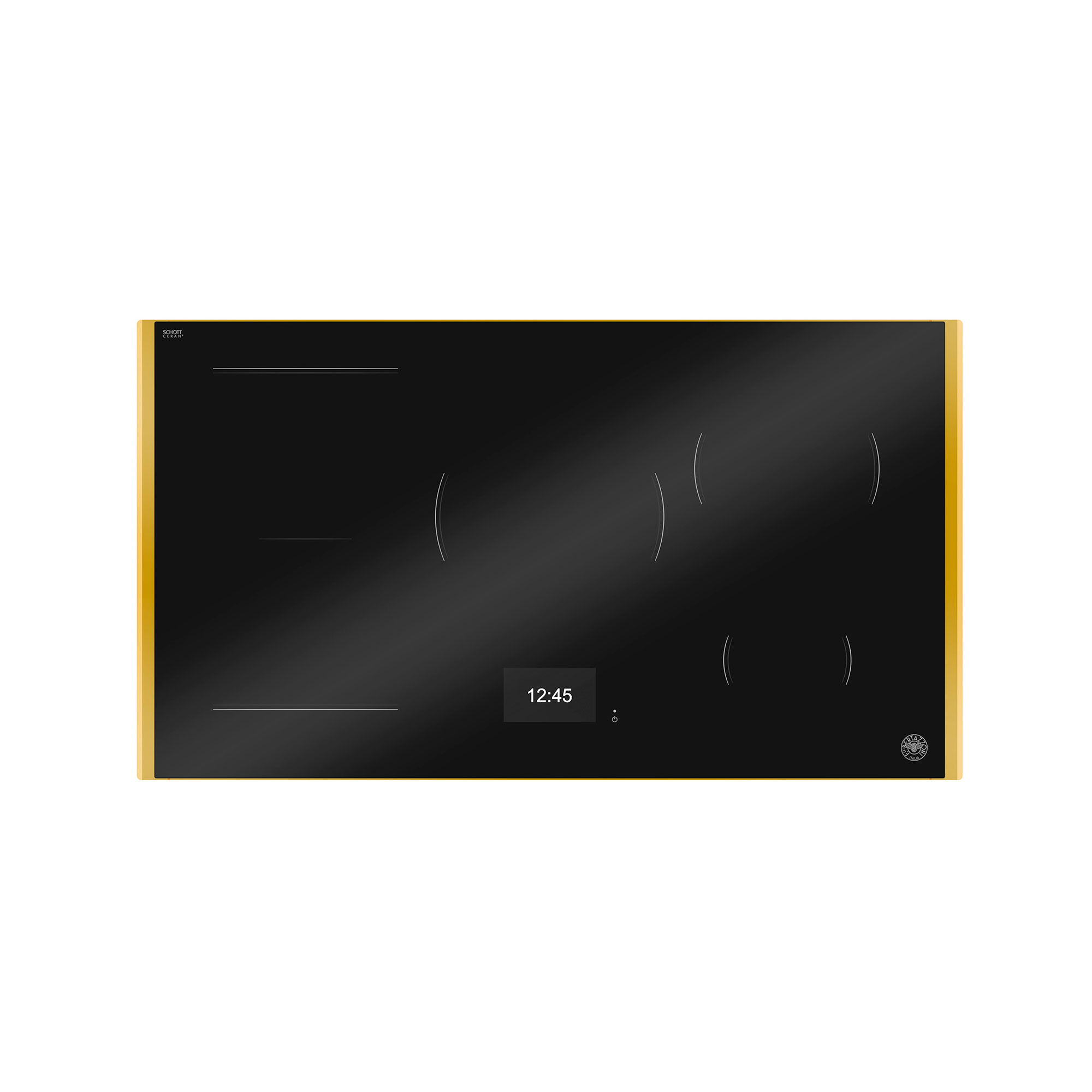 Bertazzoni P905I1M37GT Super-Premium induktionskogeplade 90 cm med guldramme, 5 zoner