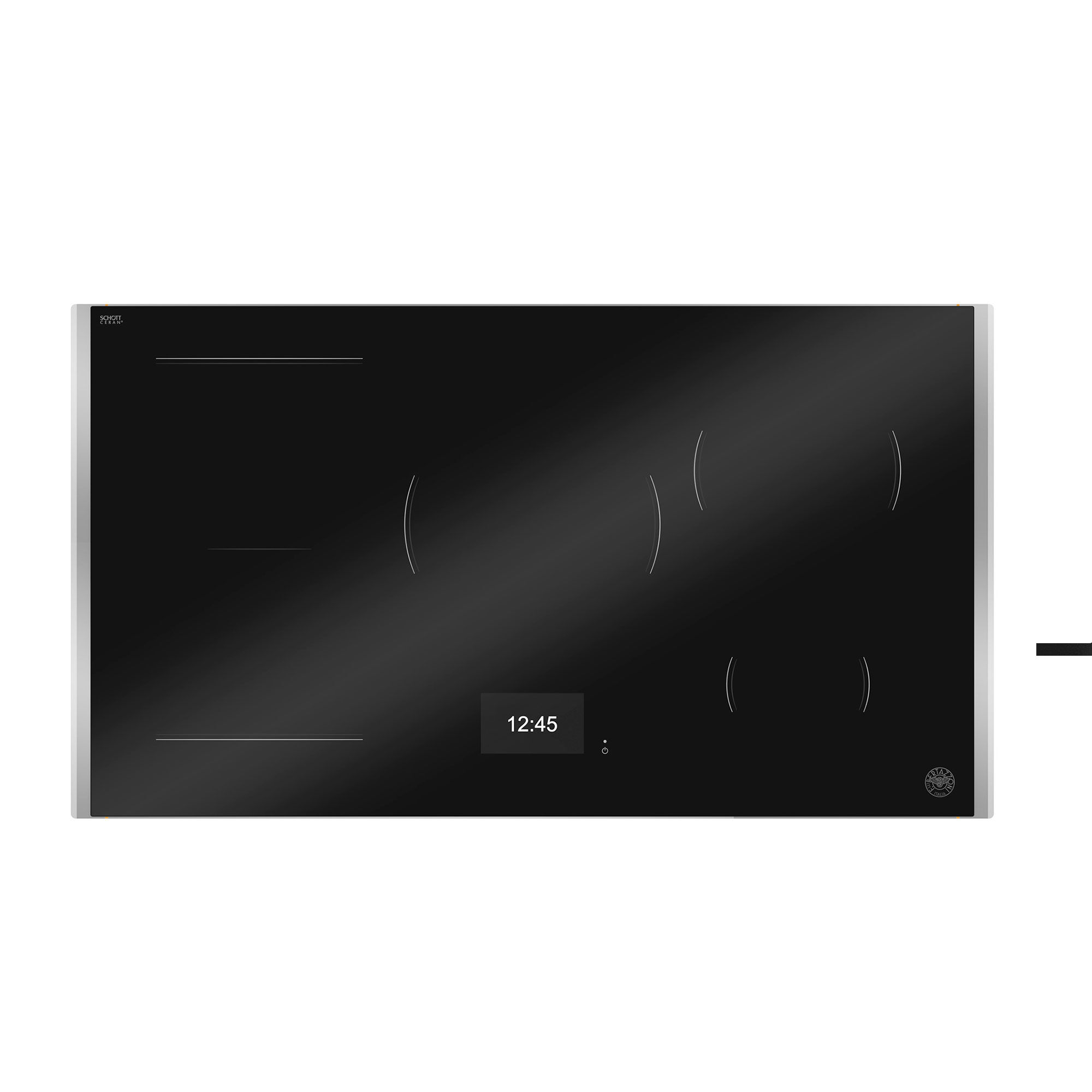 Bertazzoni P905I1M37XT Super-Premium induktionskogeplade 90 cm med stålramme, 5 zoner
