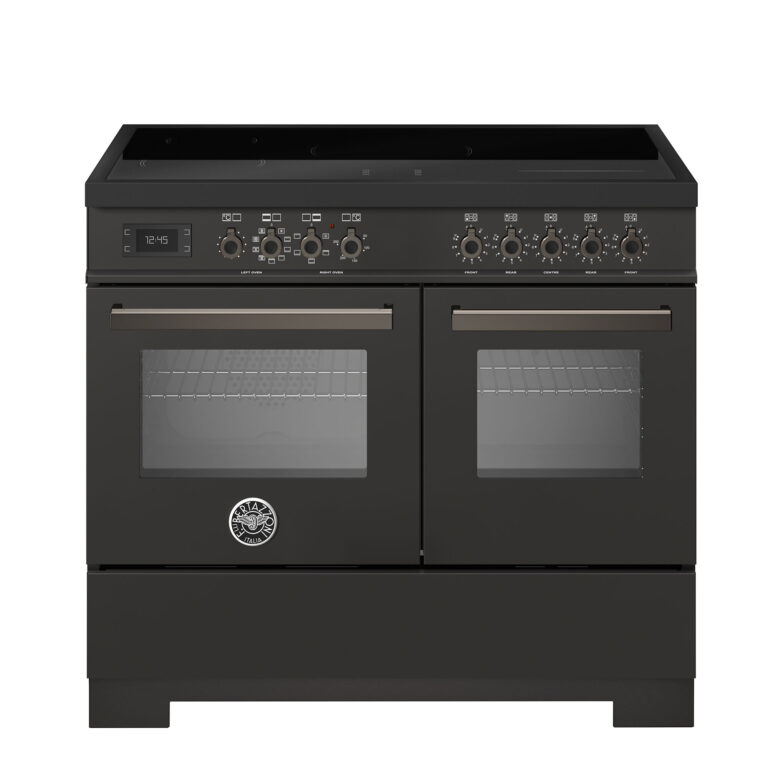 Bertazzoni PRO105I2ECAT2 Professional induktionskomfur 100 cm med 5 zoner og 2 ovne, carbonio