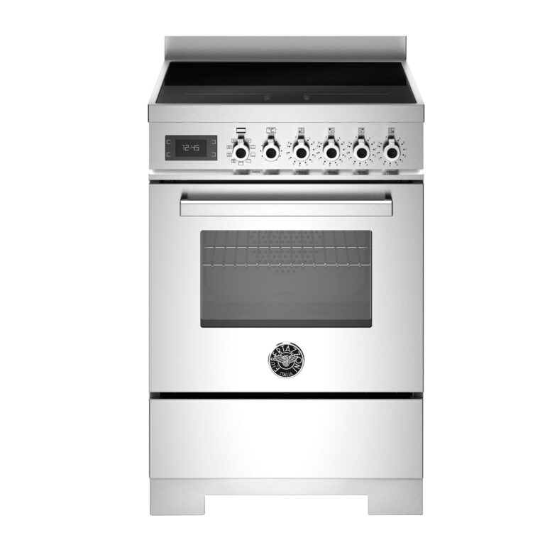 Bertazzoni PRO64I1EXT2 Professional induktionskomfur 60 cm med 4 zoner og 1 ovn, rustfrit stål