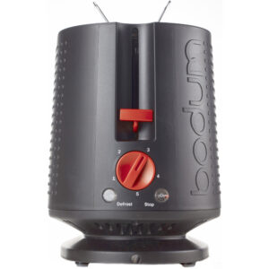 Bistro brødrister - 2 skiver - sort