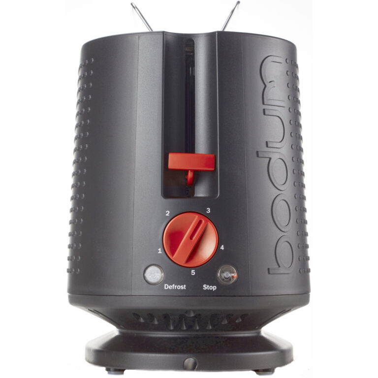 Bistro brødrister - 2 skiver - sort