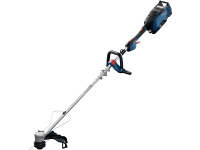 Bosch 0 600 8D0 200, 2-i-1 buskrydder og græstrimmer, 40 cm, Blad & nylonlinje, D-loop håndtag, 5300 rpm, Sort, Blå - SOLO