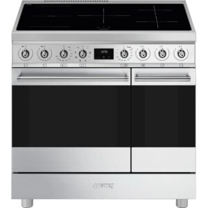 C92IMX2 Classic Induktionskomfur med 2 ovne, 90 cm, rustfrit stål