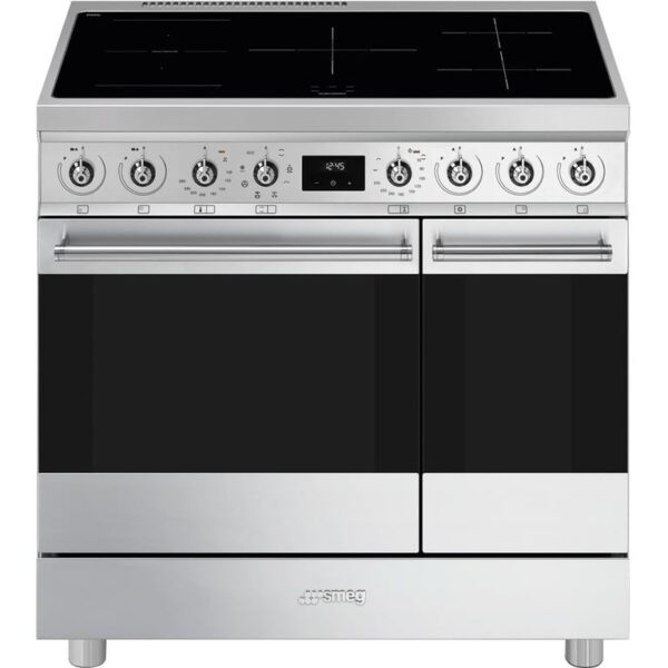 C92IMX2 Classic Induktionskomfur med 2 ovne, 90 cm, rustfrit stål