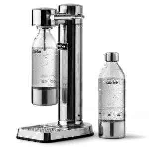 Carbonator 3 sodavandsmaskine, poleret stål + ekstra flaske