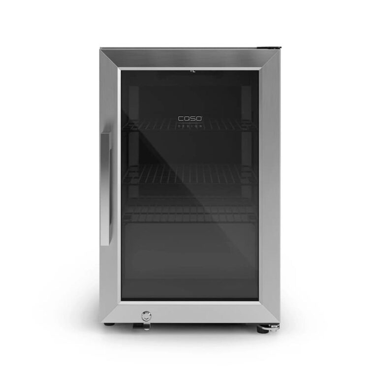 Caso 707 BBQ Deluxe udendørs køleskab 63 liter, rustfrit stål