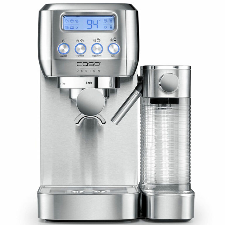 Caso Gourmet Latte Espressomaskine, sølv