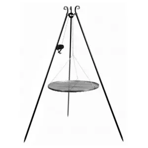 Cook King 180 cm 3-ben til Bålsted med 60 cm stål rist + Winch