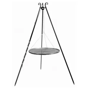 Cook King 180 cm 3-ben til Bålsted med 80 cm stål rist