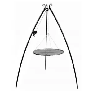Cook King 200 cm 3-ben til Bålsted med 70 cm stål rist + Winch