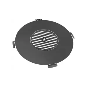 Cook King 78 cm Grillplade til Bålsted med 36 cm Rist and 4 Håndtag