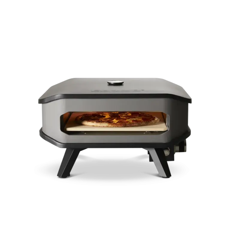 Cozze 13" pizzaovn til gas med termometer og pizzasten 5,0KW