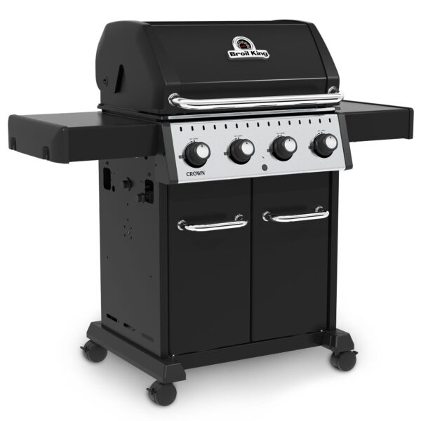 Crown 420 gasgrill, sort