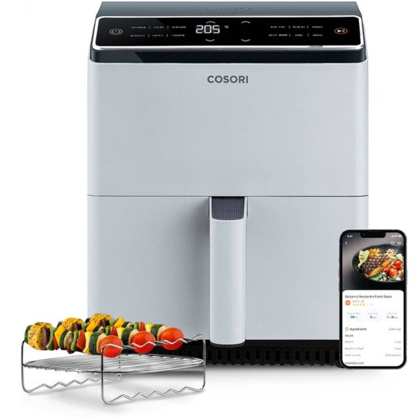 Dual Blaze Airfryer, lysegrå