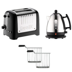 Dualit Elfedel & Brødrister kombinationspakke, sort