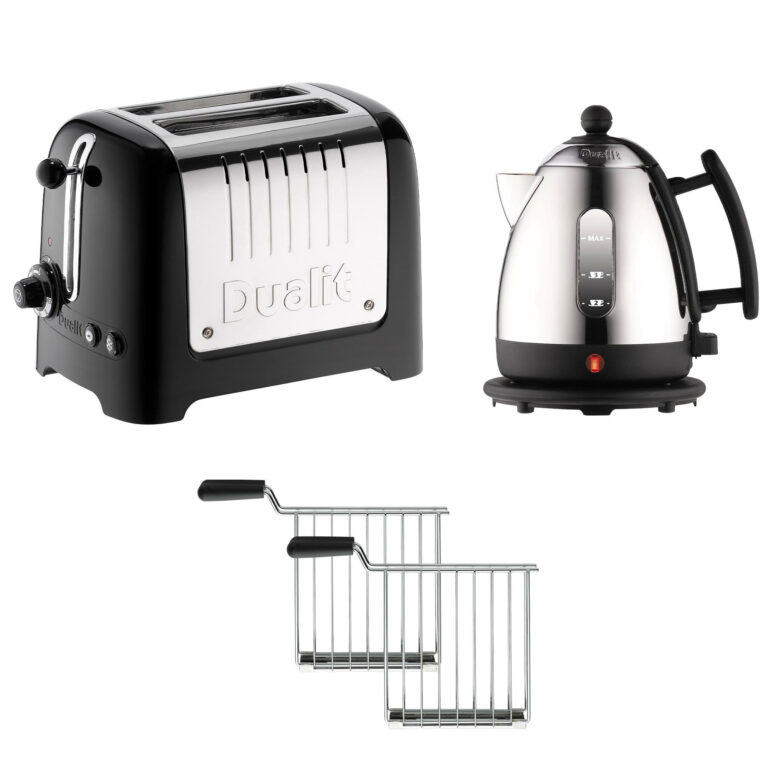 Dualit Elfedel & Brødrister kombinationspakke, sort