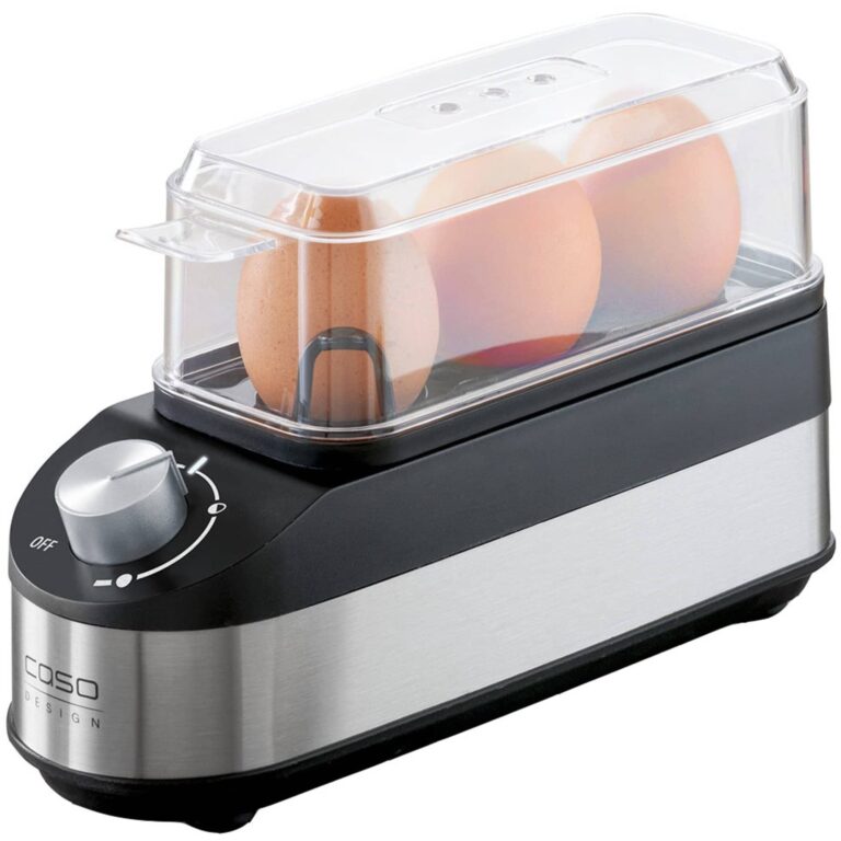 E3 æggekoger, stål/sort