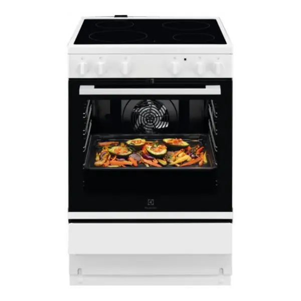 Electrolux LKR64000NW - Glaskeramisk komfur