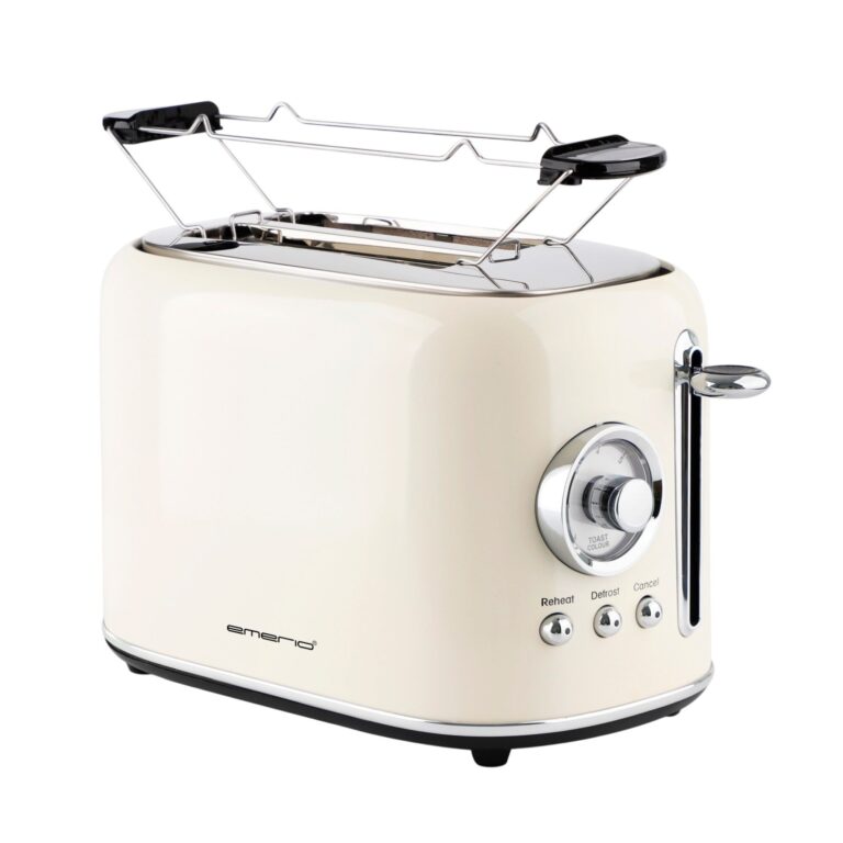 Emerio Retro brødrister i ivory