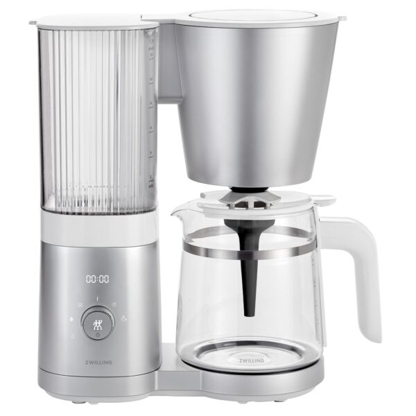 Enfinigy kaffemaskine, 1,5 liter, sølv & hvid