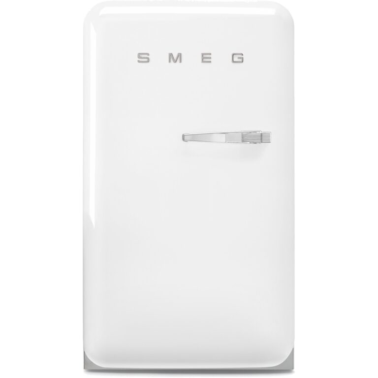 FAB10 køleskab med flaskeopbevaring, hvid