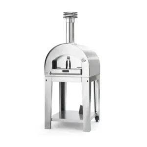 Fontana Forni MARGHERITA INOX GAS Pizzaovn med vogn