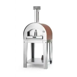 Fontana Forni MARGHERITA ROSSO GAS Pizzaovn med vogn
