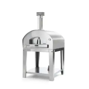 Fontana Forni MARINARA INOX GAS Pizzaovn med vogn