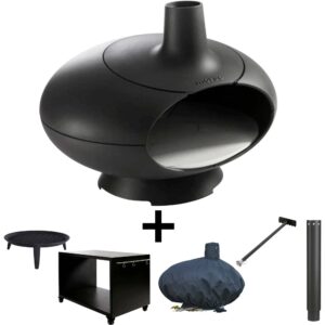 Forno pizzaovn med bord, 120x60 cm