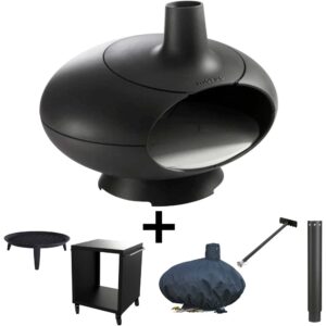 Forno pizzaovn med bord, 60x60 cm