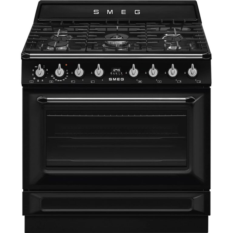 Smeg Gaskomfur Victoria TR90GMBL 90 cm, sort