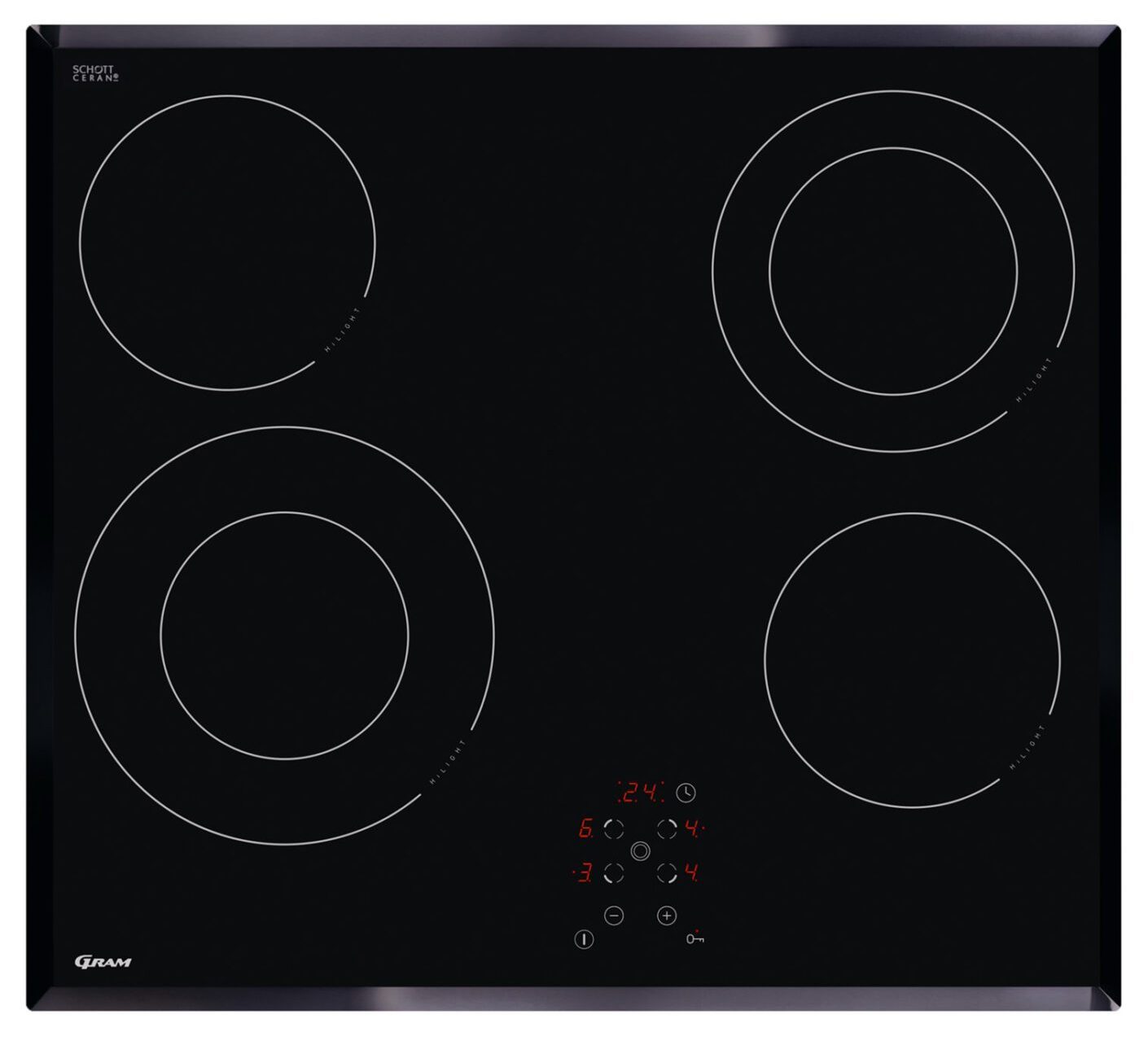 Gram Keramisk kogeplade KK 6520-90 T