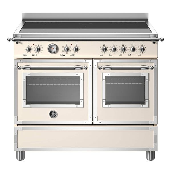 HER105I2EAVT Heritage induktionskomfur med dobbeltovn, 100 cm, cremehvid
