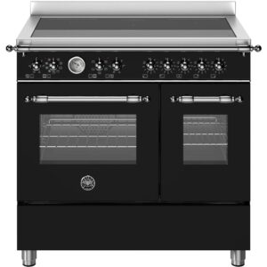 HER95I2ENEC Heritage induktionskomfur med dobbeltovn 90 cm 5 zoner, mat sort