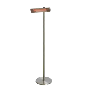 HORTUS Terrassevarmer gulvmodel 1500 W, GT, sølv - 211-398