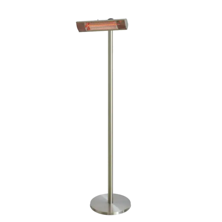 HORTUS Terrassevarmer gulvmodel 1500 W, GT, sølv - 211-398