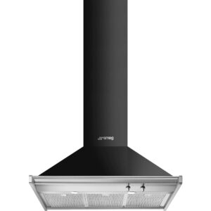 KD90HNE 90cm Classic Vægmonteret Emhætte, Sort